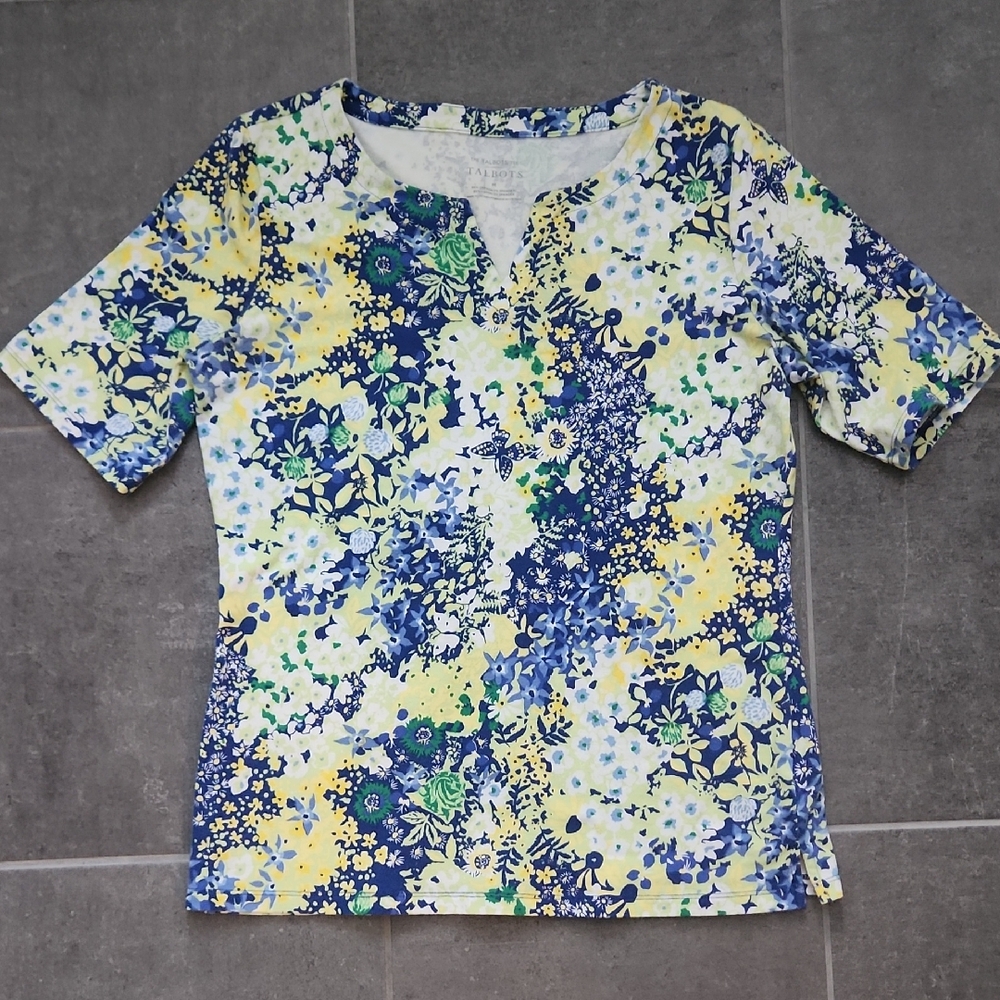 Talbots Floral Top